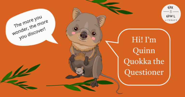 Feature blog image with graphics of a gentle looking quokka introducing herself and saying, "The more you wonder, the more you discover!"
